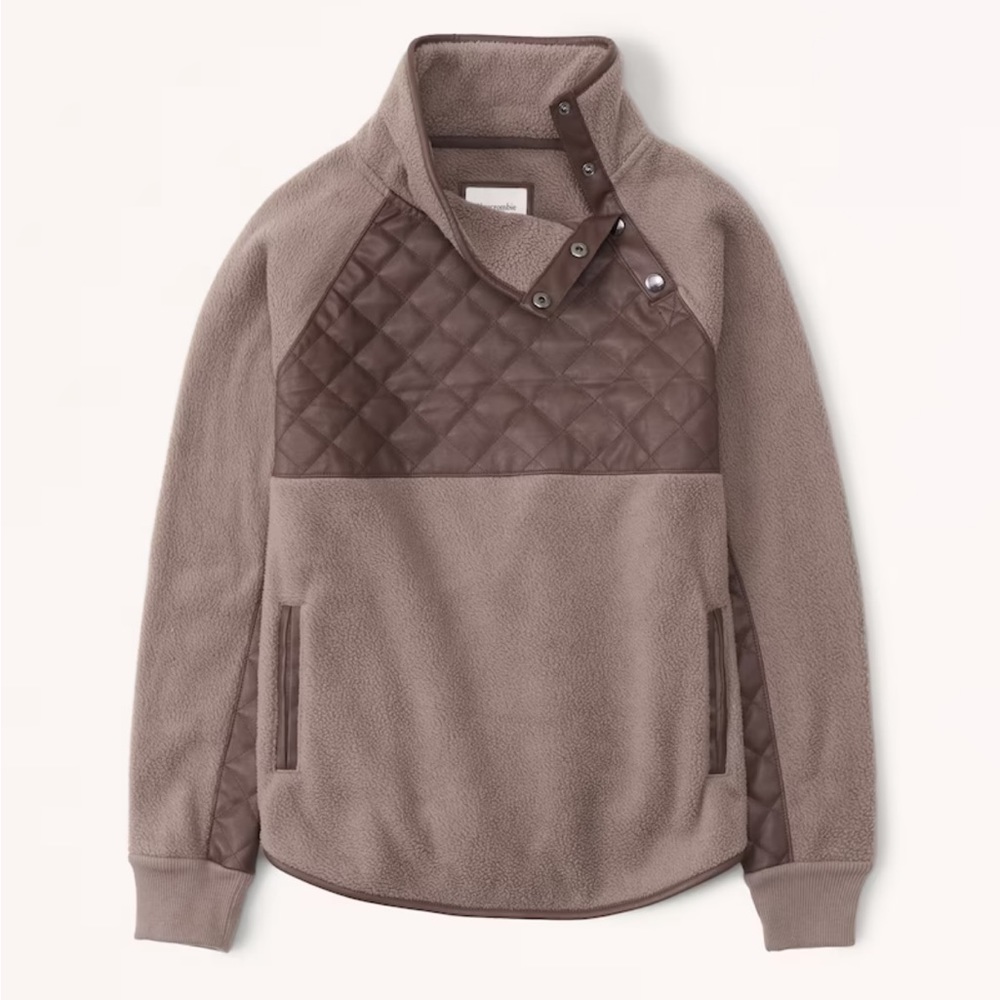🆕 Asymmetrical Snap-Up Fleece